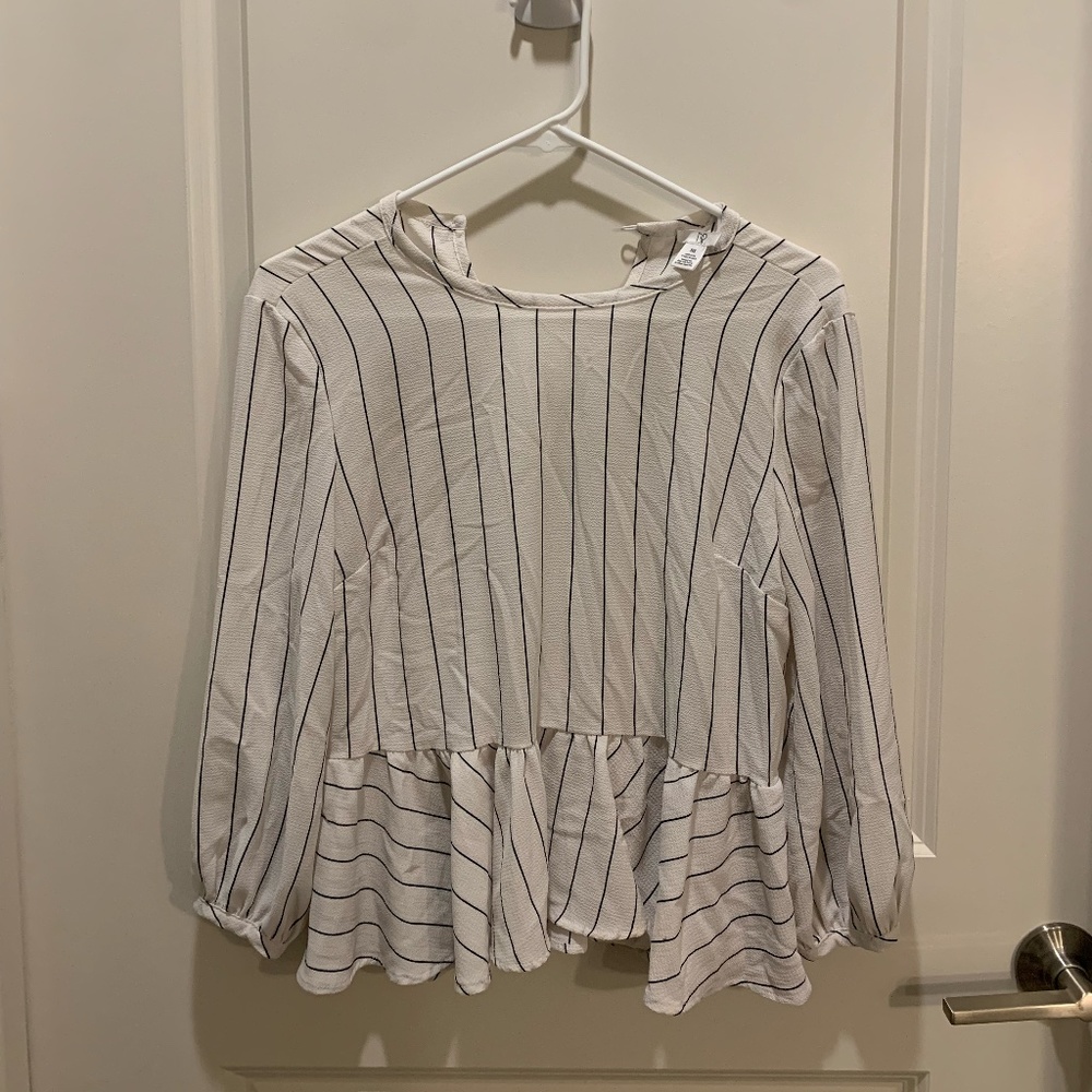 Black & White Nordstrom BP Blouse